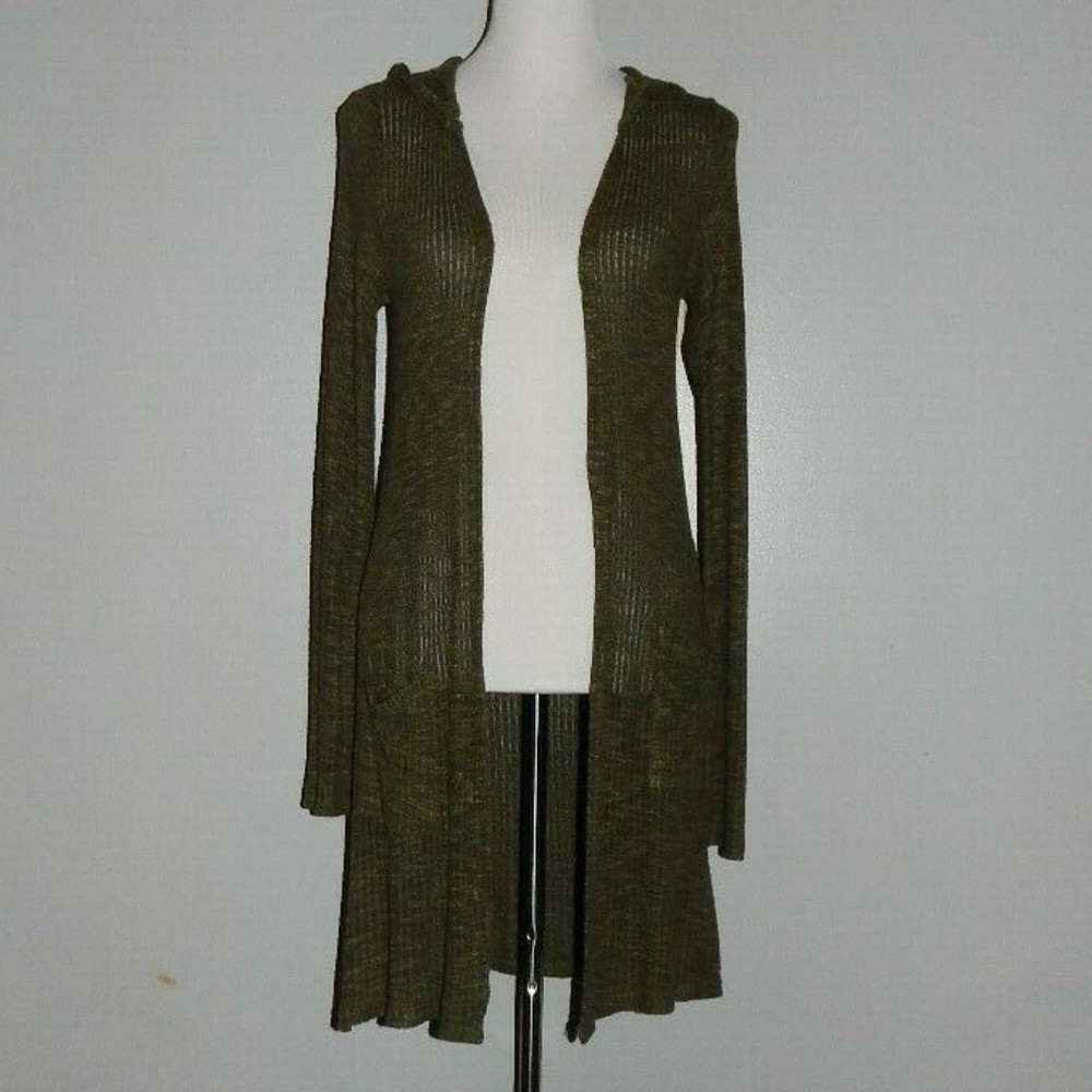 Mossimo Supply Co Hooded Open Front Sweater